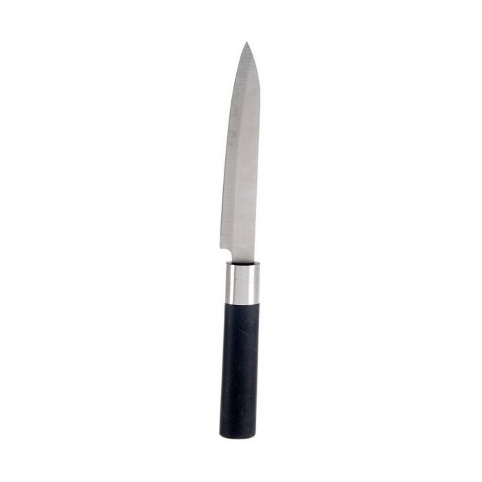 Cuchillo de Cocina 3 x 23,5 x 2 cm Plateado Negro Acero Inoxidable Plástico (12 Unidades) 2