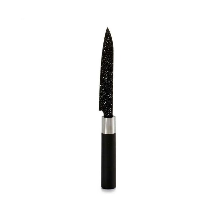 Cuchillo de Cocina Mármol 2,5 x 24 x 2,5 cm Negro Acero Inoxidable Plástico (12 Unidades) 1