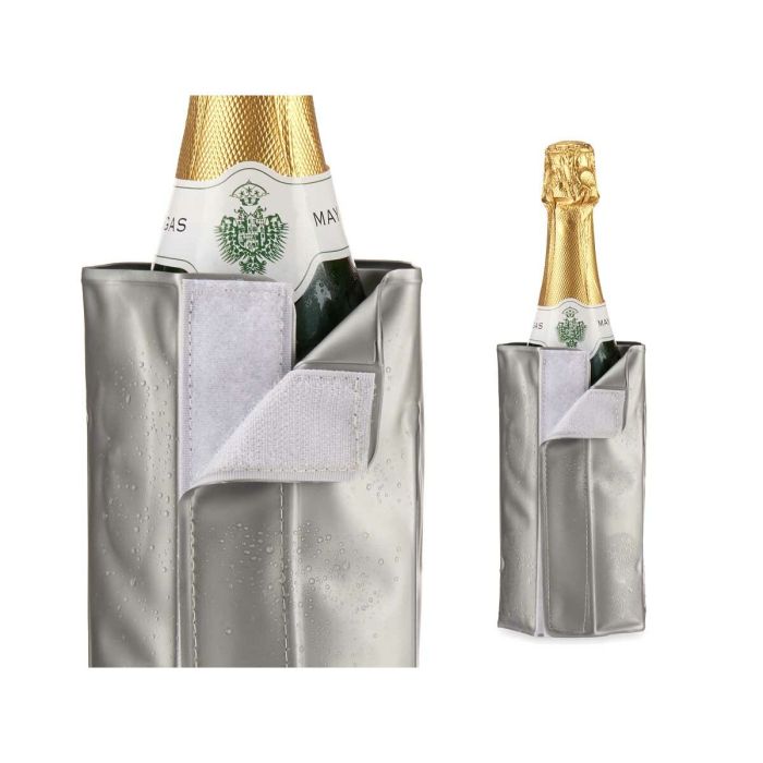 Enfriador de Botellas Gris PVC 18,5 x 2,5 x 8,5 cm (12 Unidades) 2