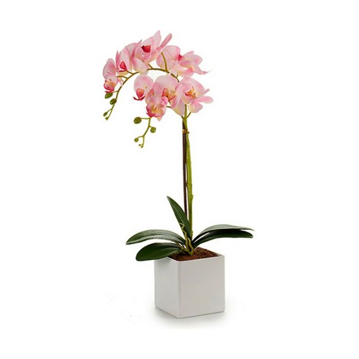 Planta Decorativa Orquídea 18 x 47 x 14 cm Plástico (6 Unidades) 2