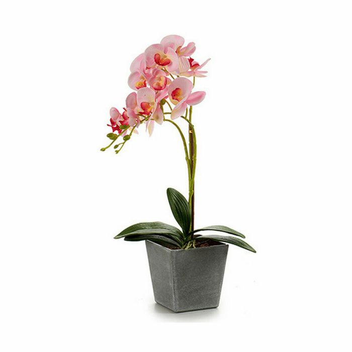 Planta Decorativa Orquídea Plástico 20 x 47 x 33 cm (4 Unidades) 1