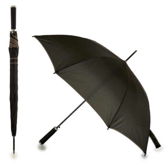 Paraguas Negro Poliéster 100 x 100 x 85 cm (24 Unidades) 1
