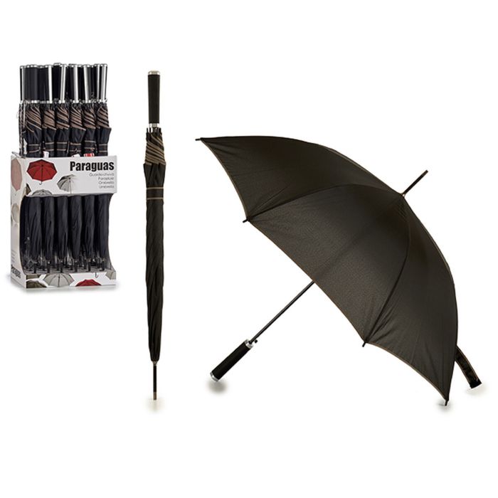 Paraguas Negro Poliéster 100 x 100 x 85 cm (24 Unidades) 3