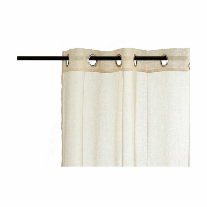 Cortina 140 x 260 cm Beige (6 Unidades) 1