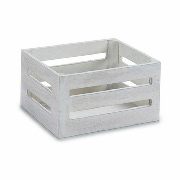 Caja Decorativa Blanco Madera 16 x 8 x 11 cm (60 unidades) 1