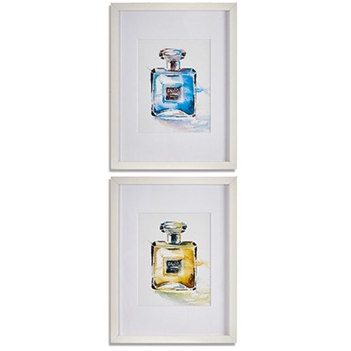 Cuadro Perfume Vidrio Aglomerado 33 x 3 x 43 cm (6 Unidades) 2