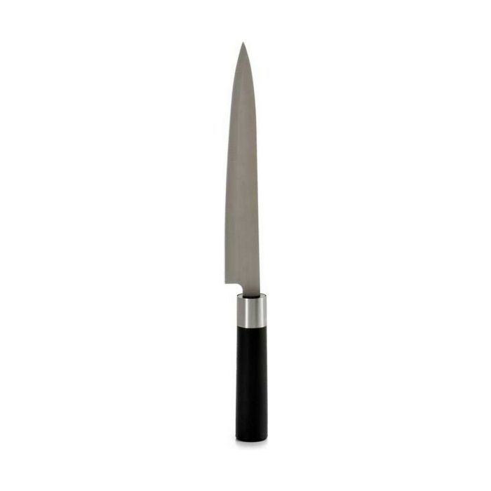 Cuchillo de Cocina 3,5 x 33,5 x 2,2 cm Plateado Negro Acero Inoxidable Plástico (12 Unidades) 1