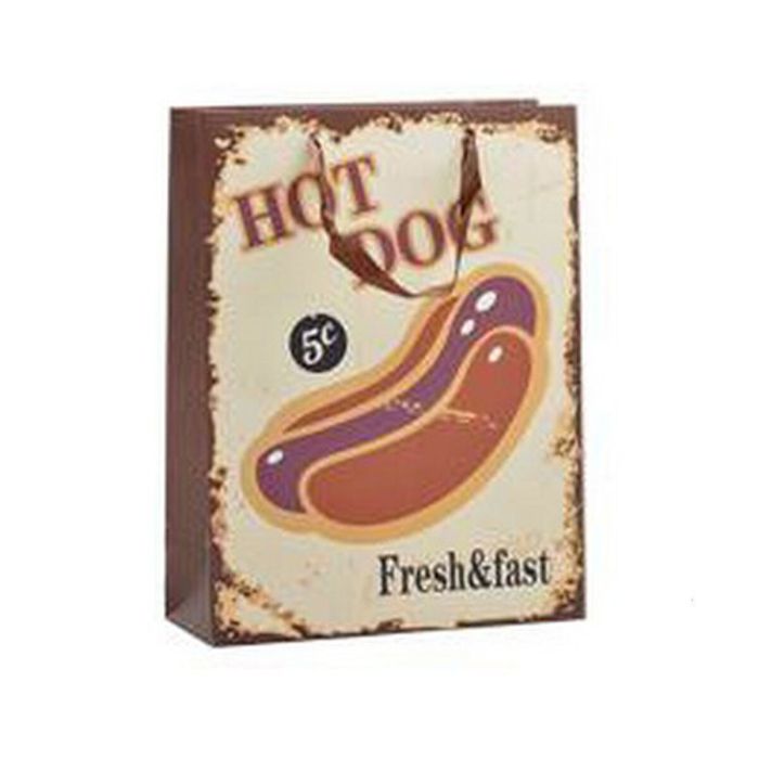Bolsa de Papel Hotdog & Coffee 8,5 x 24 x 18 cm (12 Unidades) 1