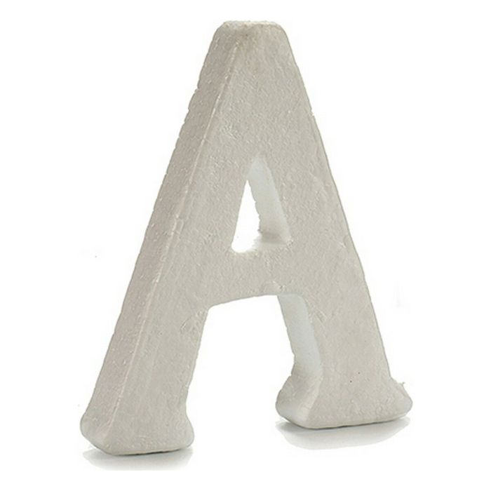 Letras ABCDEFGHI Blanco Poliestireno 2 x 23 x 17 cm (9 Unidades) 1