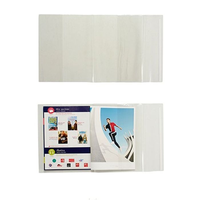 Forro Adhesivo para Libros Transparente Plástico 29 x 53 cm (36 Unidades) 1