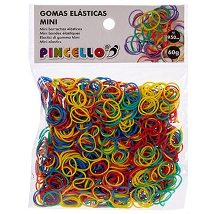 Gomas elásticas Mini Multicolor Ø 1,3 cm (12 Unidades) 1