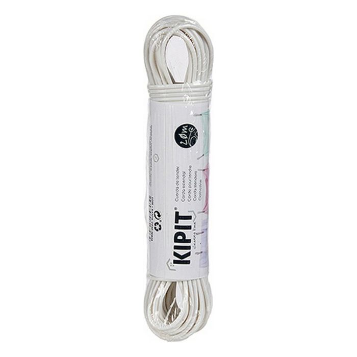 Cuerda para Tender Blanco PVC 20 m (12 Unidades) 1