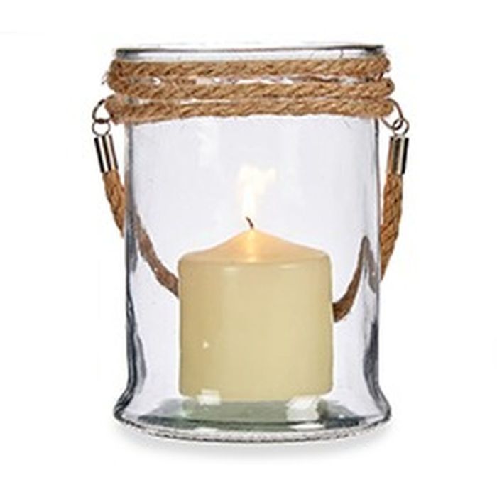 Portavelas Transparente Vidrio Hierba marina 12,5 x 17 x 12,5 cm (12 Unidades) 1 Portavelas Transparente Vidrio Hierba marina 12,5 x 17 x 12,5 cm (12 Unidades) 1