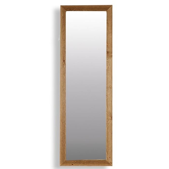 Espejo de pared Canada Marrón Madera Cristal 48 x 150 x 2 cm (2 Unidades) 1