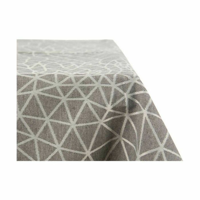 Mantel Jacquard Antimanchas Abstracto 140 x 180 cm Gris (8 Unidades) 2