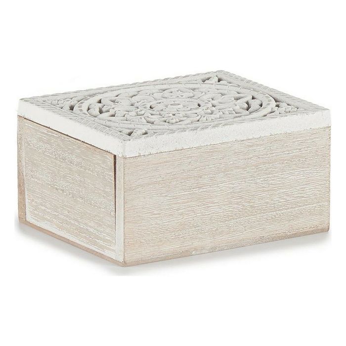 Caja Decorativa 16 x 8 x 11 cm Madera (6 Unidades) 1