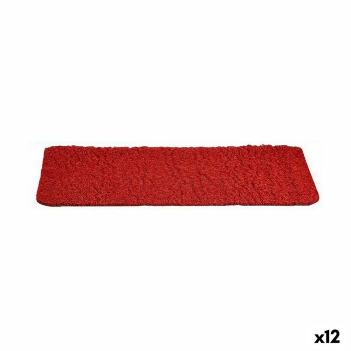 Felpudo Rojo PVC 70 x 40 cm (12 Unidades)