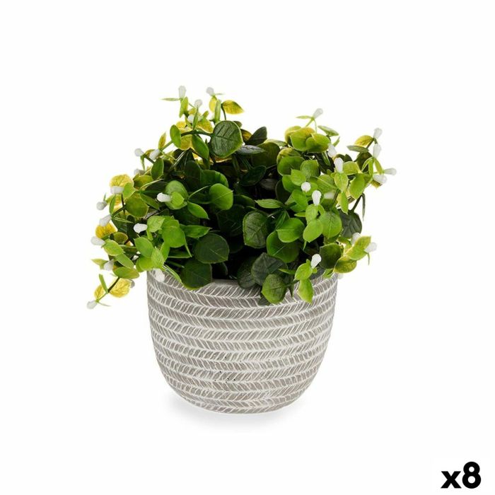 Planta Decorativa Ibergarden QY-H021 Plástico Flores 20 x 20,5 x 20 cm (8 Unidades)