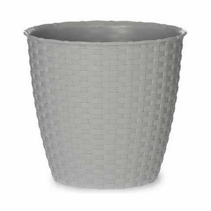 Macetero Stefanplast Gris Plástico 19 x 17,5 x 19 cm (12 Unidades) 2