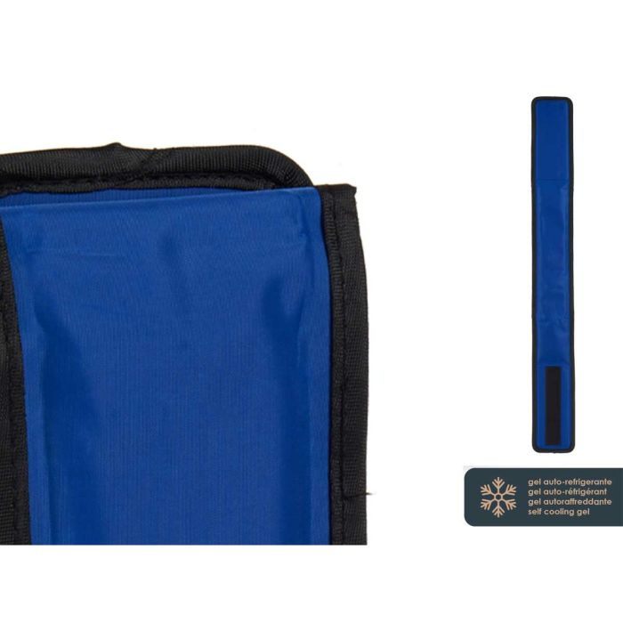 Collar para Perro Azul Negro PVC Gel 8 x 1 x 66 cm Refrigerante (4 Unidades) 1