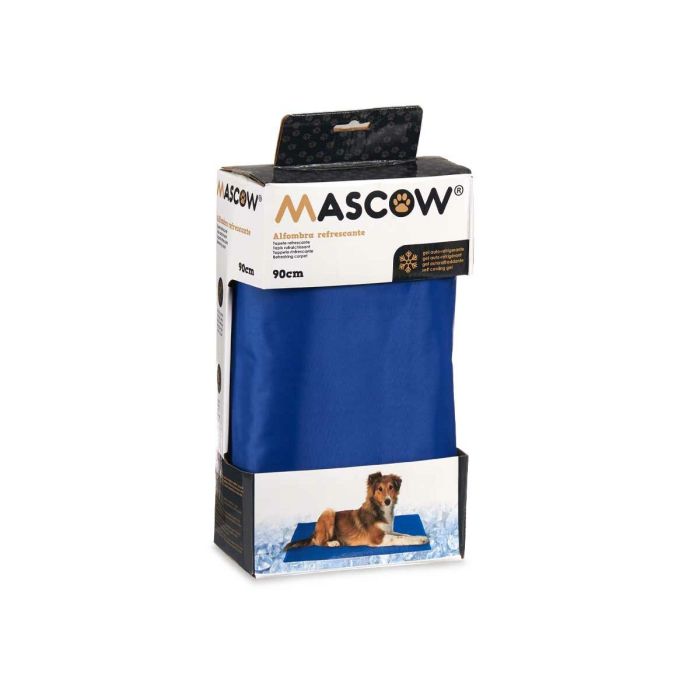 Alfombra para perros Refrescante Azul Espuma Gel 49,5 x 1 x 90 cm (6 Unidades) 2