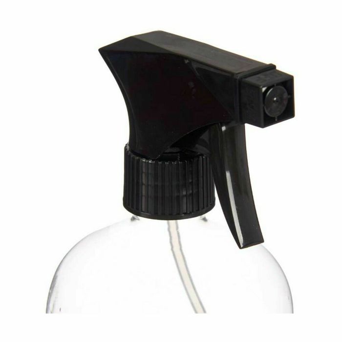 Botella Pulverizadora Negro Transparente Plástico 1 L (12 Unidades) 1