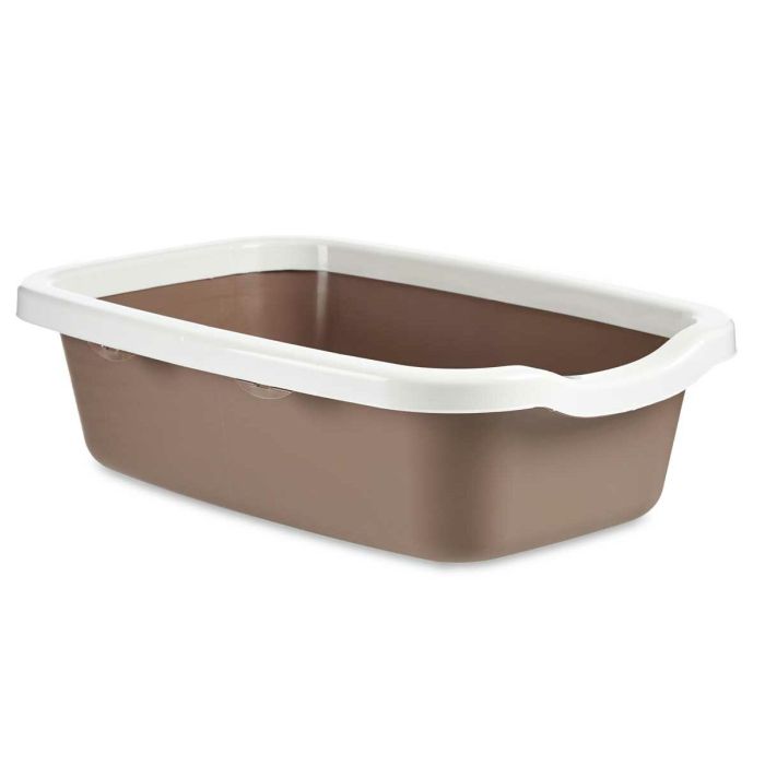 Arenero para Gatos Blanco Beige Plástico 38 x 16 x 58,5 cm (11 Unidades) 3