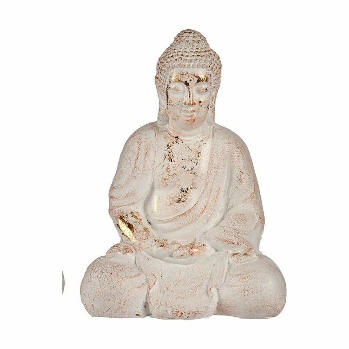 Figura Decorativa para Jardín Buda Poliresina 22,5 x 41,5 x 29,5 cm (2 Unidades) 1