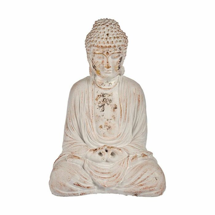 Figura Decorativa para Jardín Buda Poliresina 22,5 x 40,5 x 27 cm (2 Unidades) 1