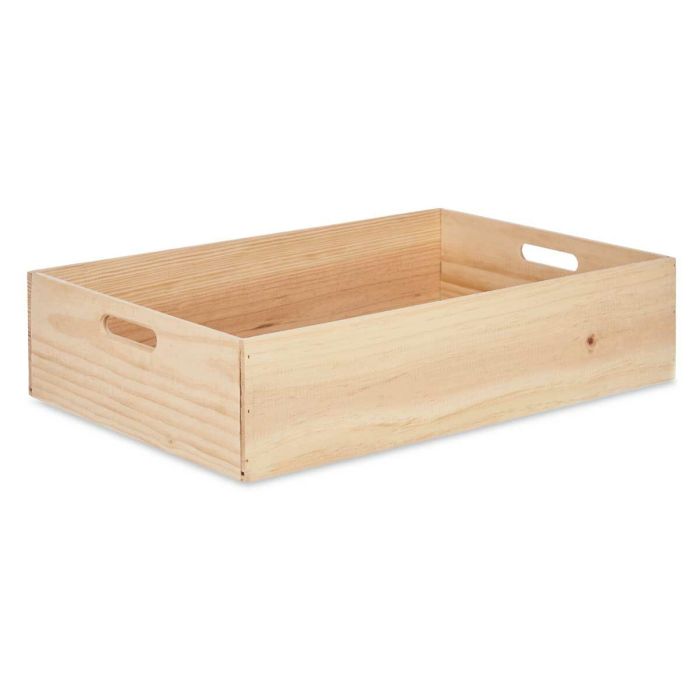 Caja Decorativa Madera de pino 40 x 14 x 60 cm (4 Unidades) 3