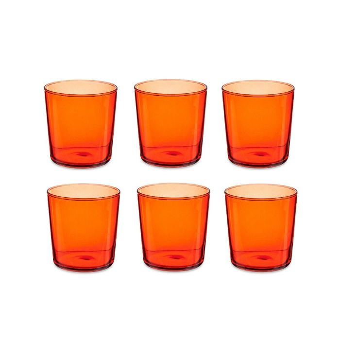 Set de Vasos Bistro Rojo Vidrio 380 ml (4 Unidades) 1