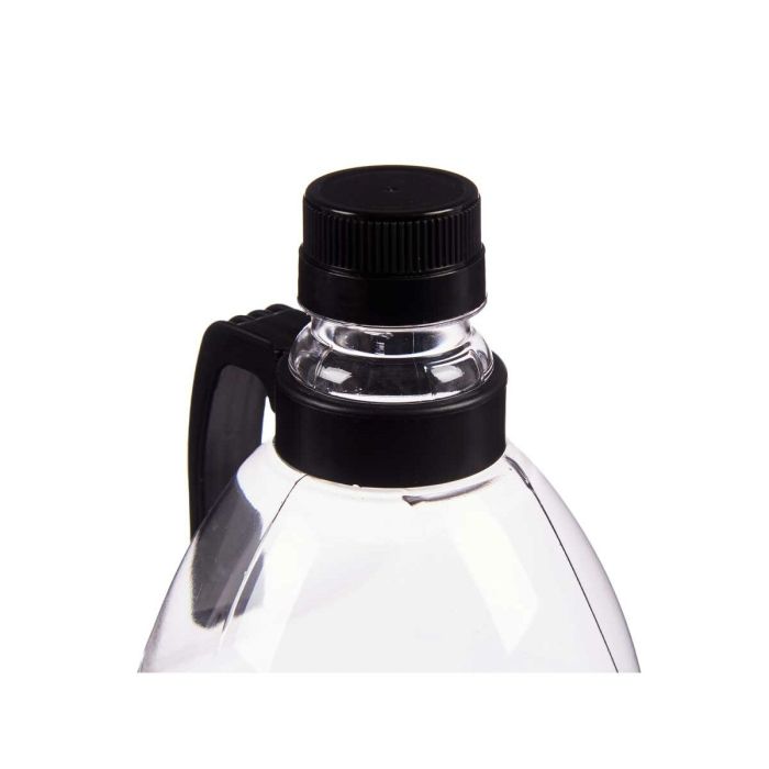Botella Con asa Negro Transparente Plástico 2 L 11,5 x 28,7 x 11,5 cm (6 Unidades) 1