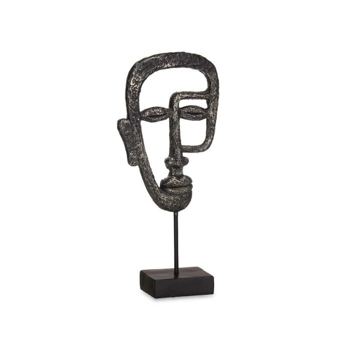 Figura Decorativa Cara Negro 19,5 x 38 x 10,5 cm (4 Unidades) 2