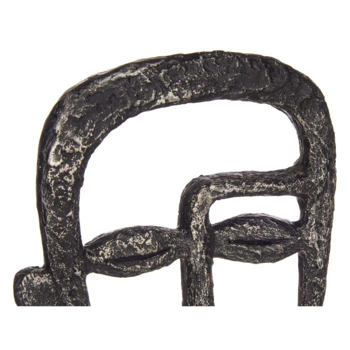 Figura Decorativa Cara Negro 19,5 x 38 x 10,5 cm (4 Unidades) 1