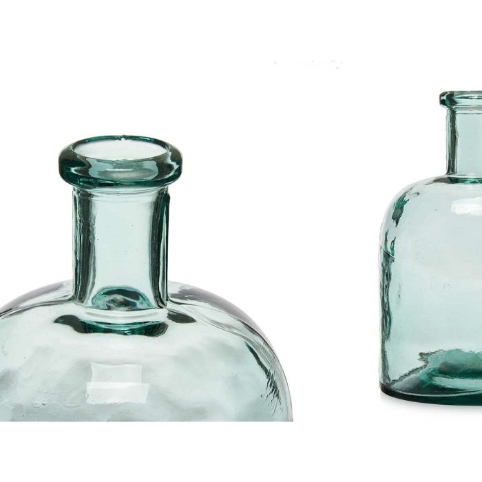 Botella Decoración Ancho Transparente 15 x 24,5 x 15 cm (6 Unidades) 1