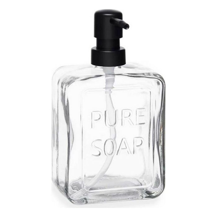 Dispensador de Jabón Pure Soap Cristal Transparente Plástico 570 ml (6 Unidades) 1