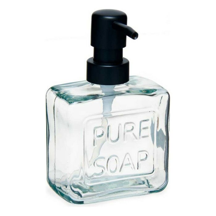 Dispensador de Jabón Pure Soap 250 ml Cristal Transparente Plástico (12 Unidades) 1