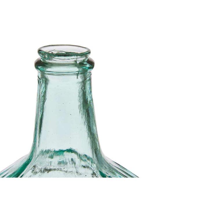 Botella Rayas Decoración 16 x 29,5 x 16 cm Transparente (4 Unidades) 1