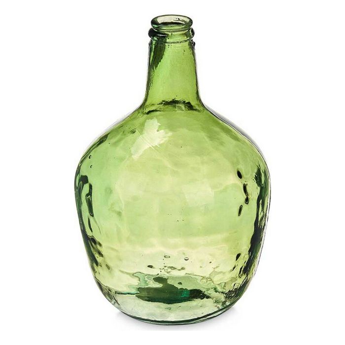 Botella Liso Decoración 17 x 29 x 17 cm Verde (4 Unidades) 2