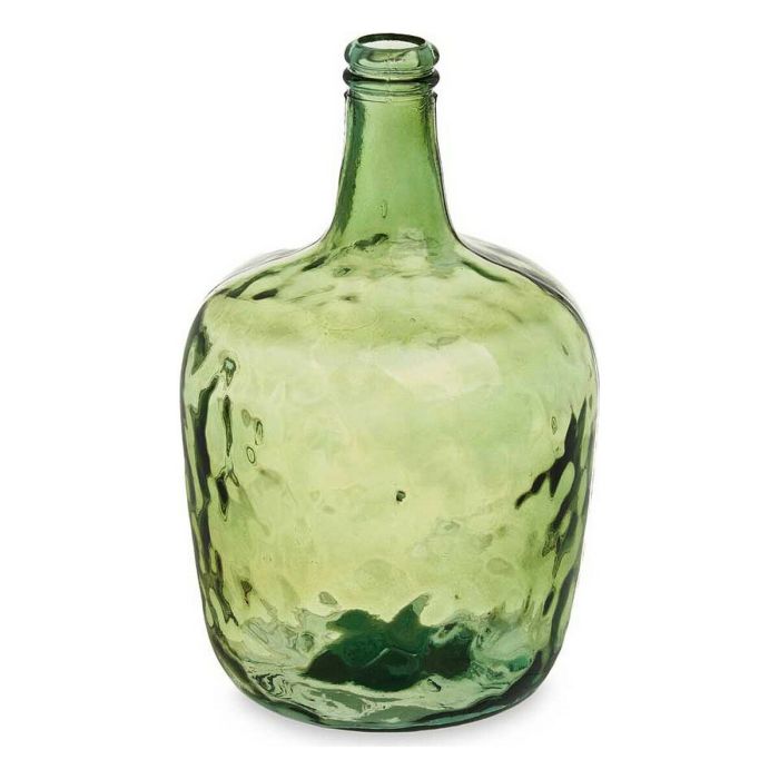 Botella Liso Decoración Verde 22 x 37,5 x 22 cm (2 Unidades) 2