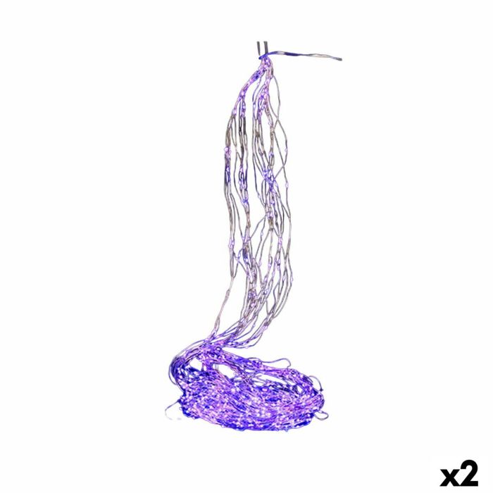 Guirnalda de Luces LED 2 m Morado (2 Unidades) Guirnalda de Luces LED 2 m Morado (2 Unidades)