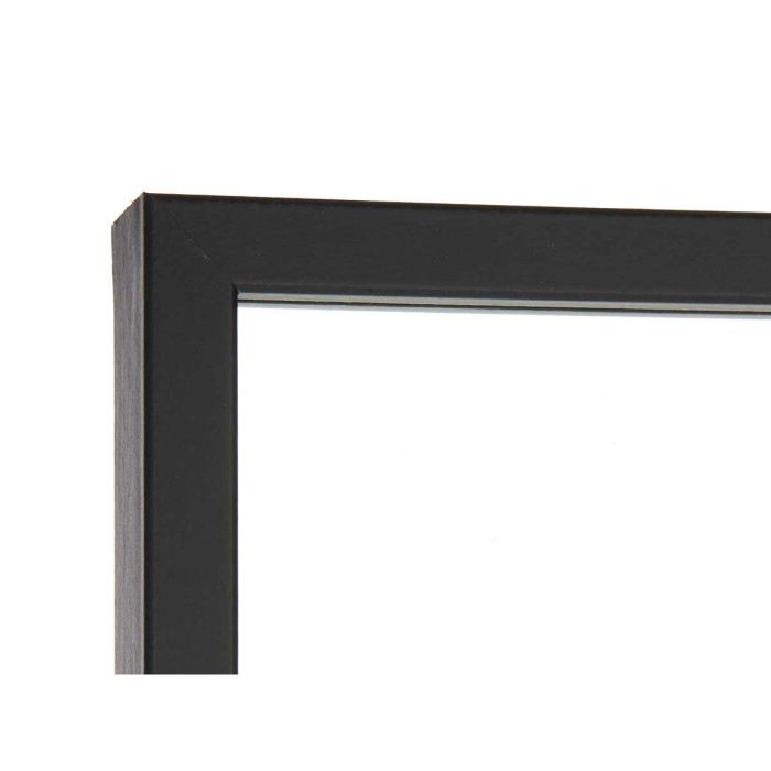 Espejo de pared Negro Madera MDF 40 x 142,5 x 3 cm (2 Unidades) 1