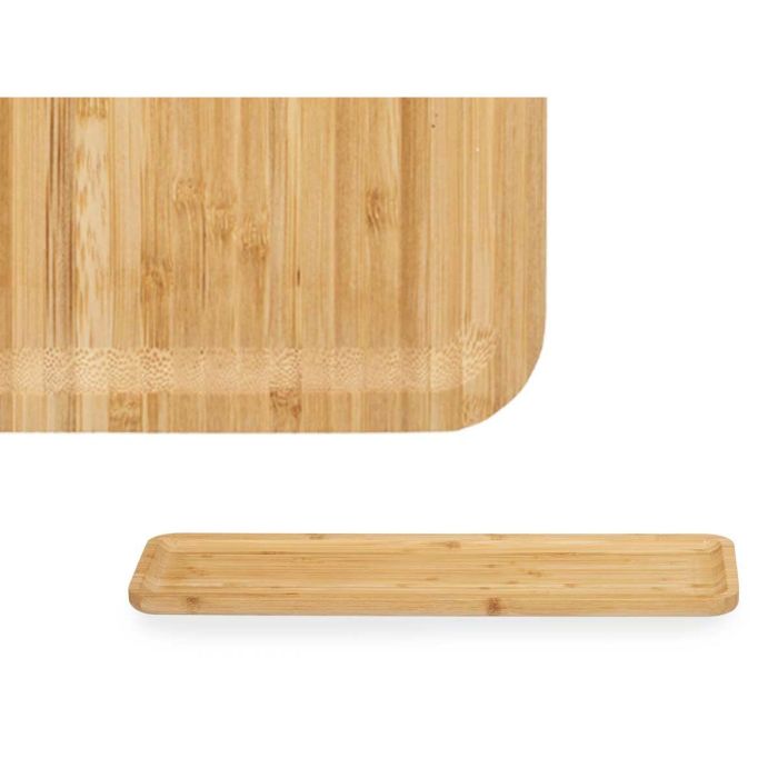 Tabla Aperitivo Marrón Bambú 46 x 1,6 x 15 cm (12 Unidades) 1