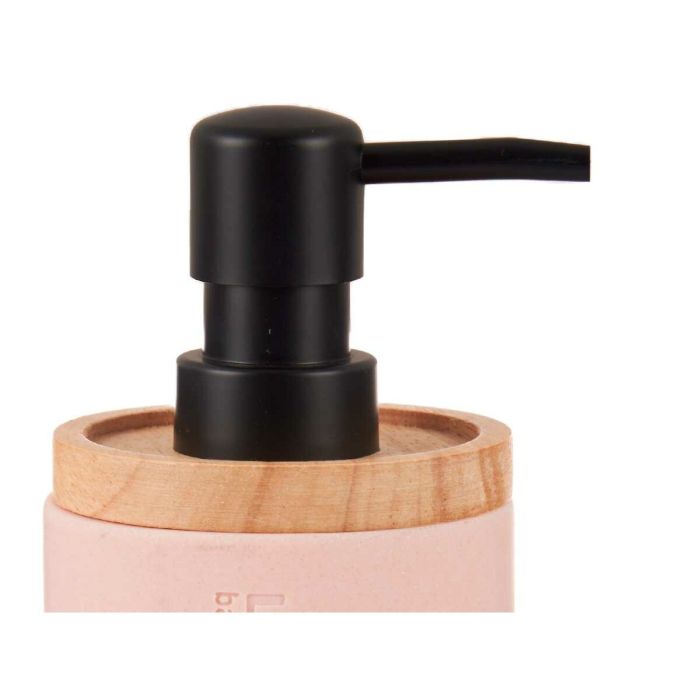 Dispensador de Jabón Rosa Madera Resina Plástico (6 Unidades) 1