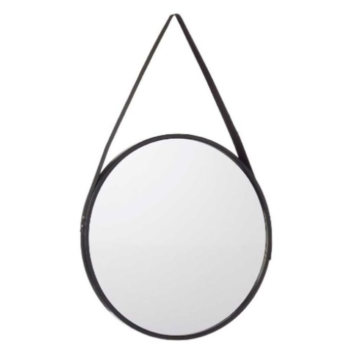 Espejo de pared Negro Cristal Polipiel 45 x 45 x 3 cm (4 Unidades) 1 Espejo de pared Negro Cristal Polipiel 45 x 45 x 3 cm (4 Unidades) 1