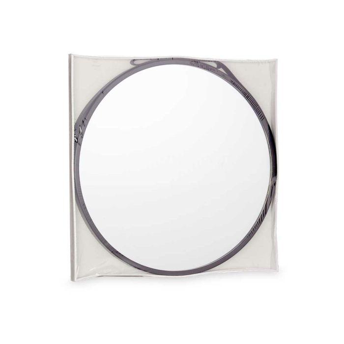 Espejo de pared Negro Cristal Polipiel 45 x 45 x 3 cm (4 Unidades) 3 Espejo de pared Negro Cristal Polipiel 45 x 45 x 3 cm (4 Unidades) 3