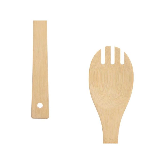 Paleta de Cocina Tenedor Bambú 6,5 x 34,2 x 0,6 cm (24 Unidades) 1