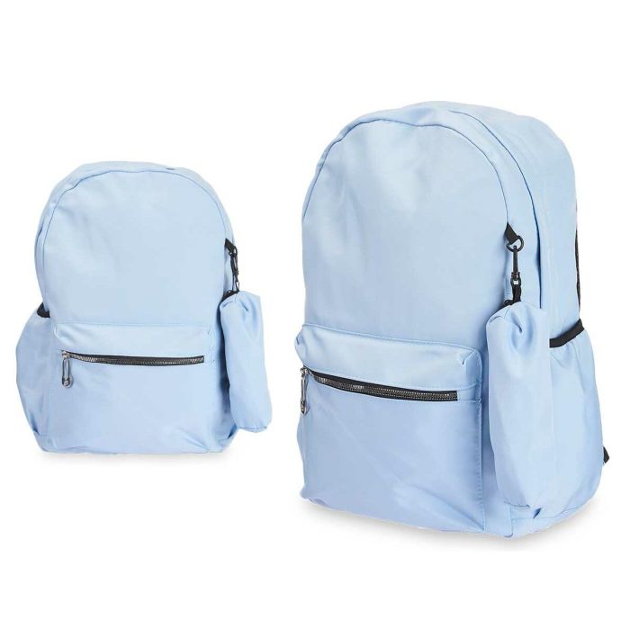 Mochila Escolar Azul claro 37 x 50 x 7 cm (6 Unidades) 4