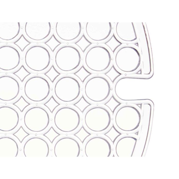 Esterilla Fregadero Transparente Plástico 29 x 0,1 x 29 cm (12 Unidades) 1