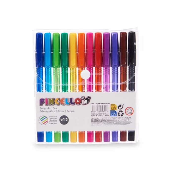 Set de Bolígrafos Multicolor (12 Unidades) 2